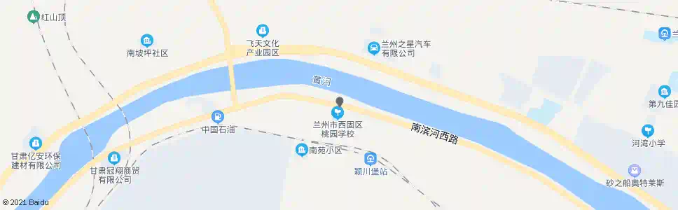 兰州桃园村学校_公交站地图_兰州公交_妙搜公交查询2025