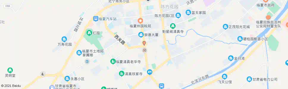 临夏中心广场_公交站地图_临夏公交_妙搜公交查询2025