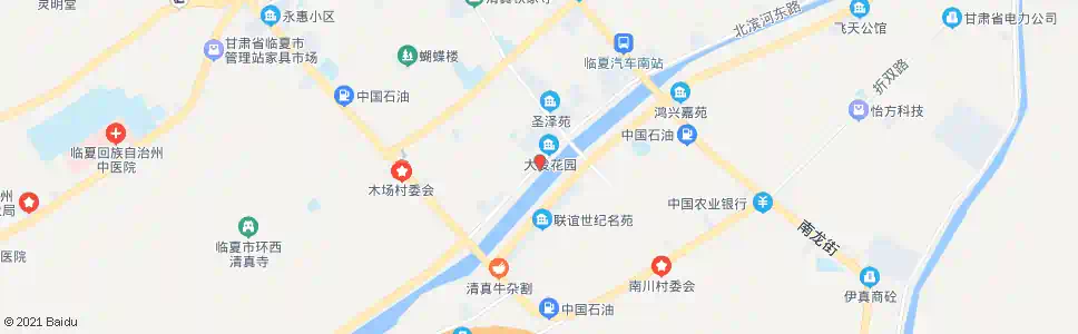 临夏大发花园_公交站地图_临夏公交_妙搜公交查询2025