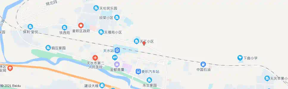 天水何家村路口_公交站地图_天水公交_妙搜公交查询2025