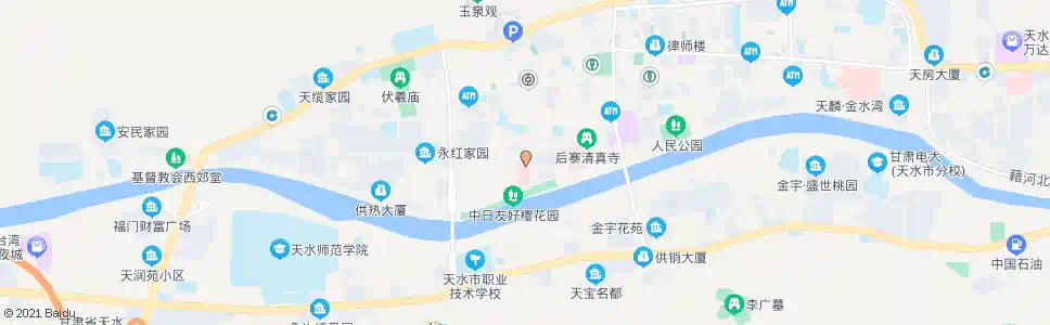 天水四0七_公交站地图_天水公交_妙搜公交查询2025