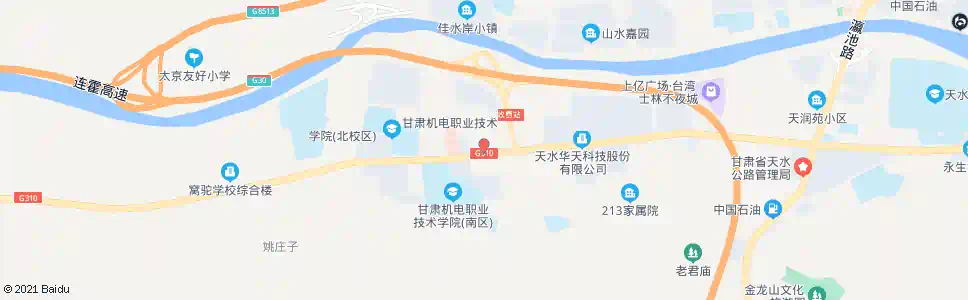 天水西十里_公交站地图_天水公交_妙搜公交查询2025