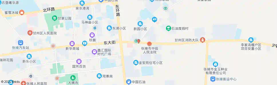 张掖河西制药厂_公交站地图_张掖公交_妙搜公交查询2025