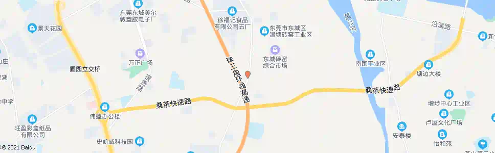 东莞桑园山头村_公交站地图_东莞公交_妙搜公交查询2025