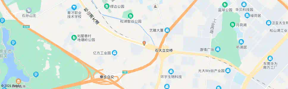 东莞上底工业区_公交站地图_东莞公交_妙搜公交查询2025