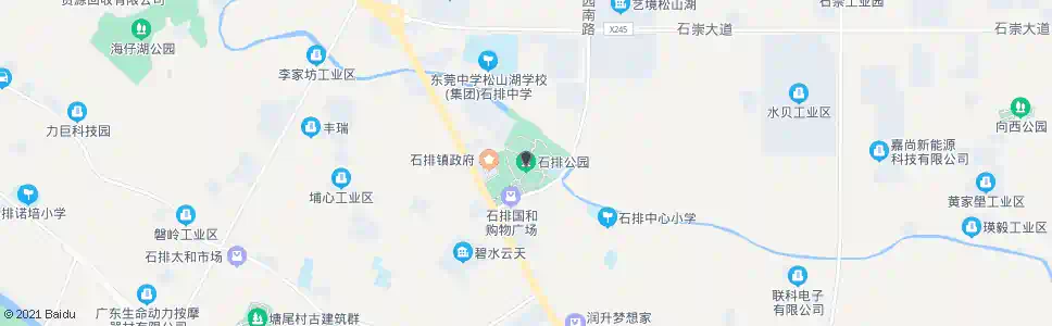 东莞石排公园_公交站地图_东莞公交_妙搜公交查询2025