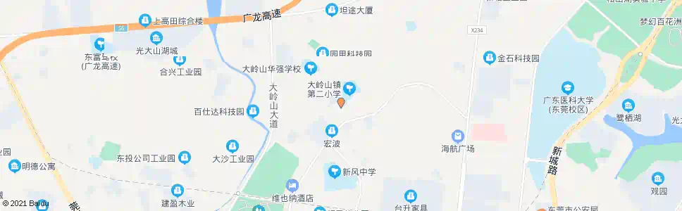 东莞金桔吉龙市场_公交站地图_东莞公交_妙搜公交查询2025