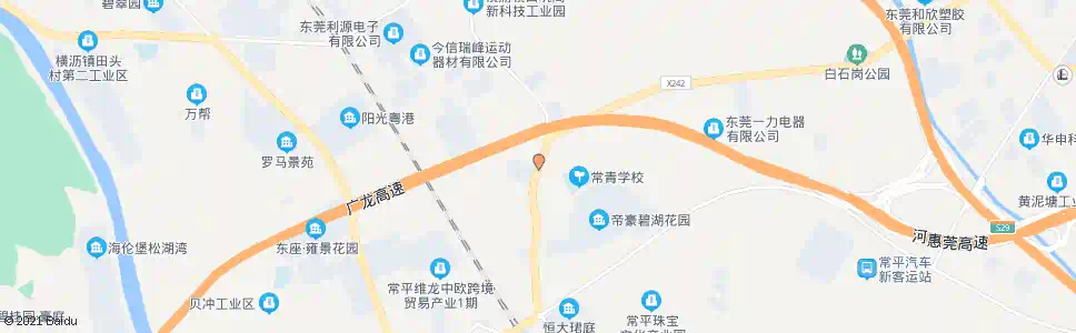 东莞松柏塘路口_公交站地图_东莞公交_妙搜公交查询2025