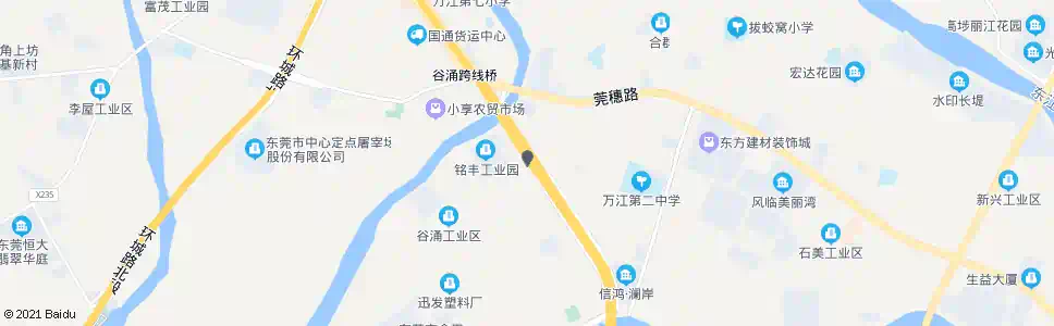 东莞西汴头村_公交站地图_东莞公交_妙搜公交查询2025
