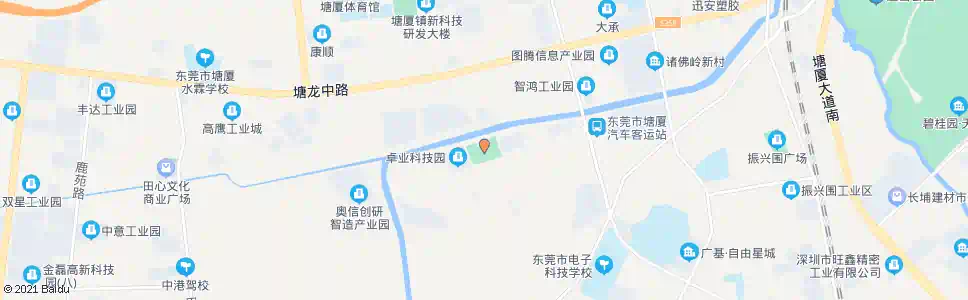 东莞莆心湖广场_公交站地图_东莞公交_妙搜公交查询2025