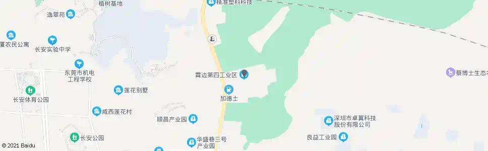 东莞霄边第四工业区(南)_公交站地图_东莞公交_妙搜公交查询2025