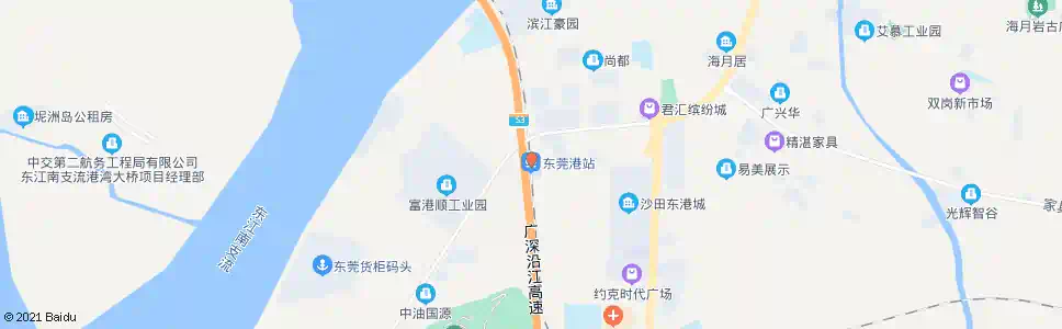 东莞星港城_公交站地图_东莞公交_妙搜公交查询2025