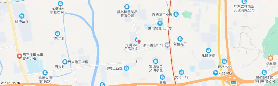 东莞沙塘_公交站地图_东莞公交_妙搜公交查询2025