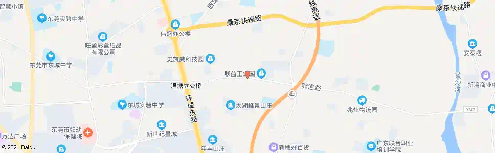 东莞温塘供电所_公交站地图_东莞公交_妙搜公交查询2025
