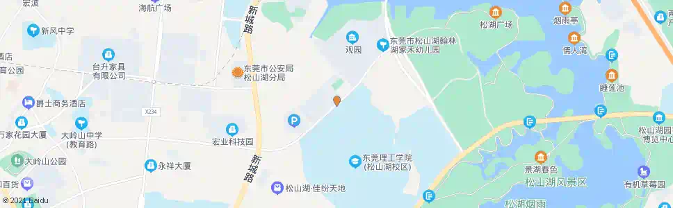 东莞理工体育中心_公交站地图_东莞公交_妙搜公交查询2025