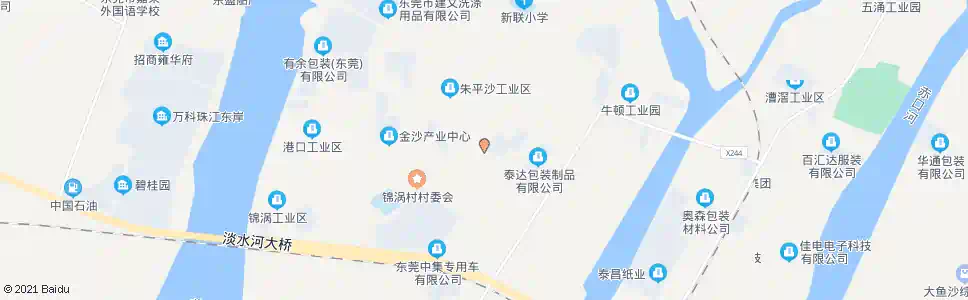 东莞官洲工业区_公交站地图_东莞公交_妙搜公交查询2025