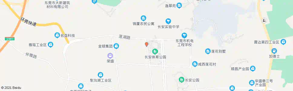 东莞体育公园西门_公交站地图_东莞公交_妙搜公交查询2025