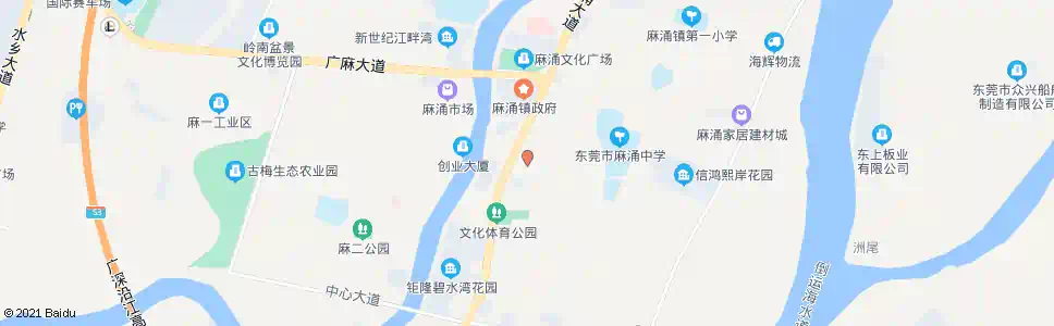 东莞东莞农村商业银行(大和商场)_公交站地图_东莞公交_妙搜公交查询2025