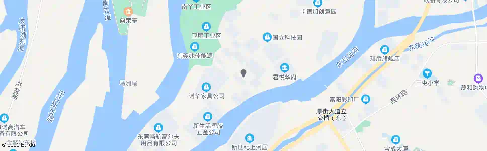 东莞南阁工业园_公交站地图_东莞公交_妙搜公交查询2025