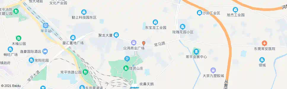 东莞圣旗美(聚富花园)_公交站地图_东莞公交_妙搜公交查询2025
