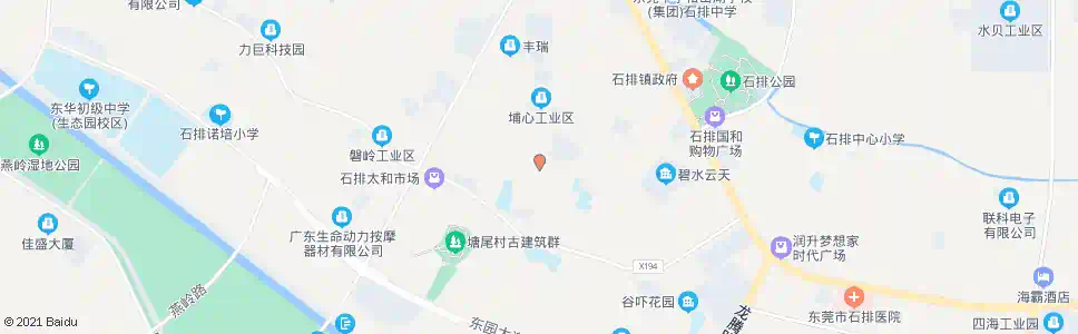 东莞埔心工业区_公交站地图_东莞公交_妙搜公交查询2025
