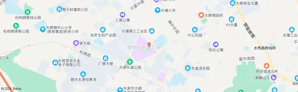 东莞大朗体育馆_公交站地图_东莞公交_妙搜公交查询2025