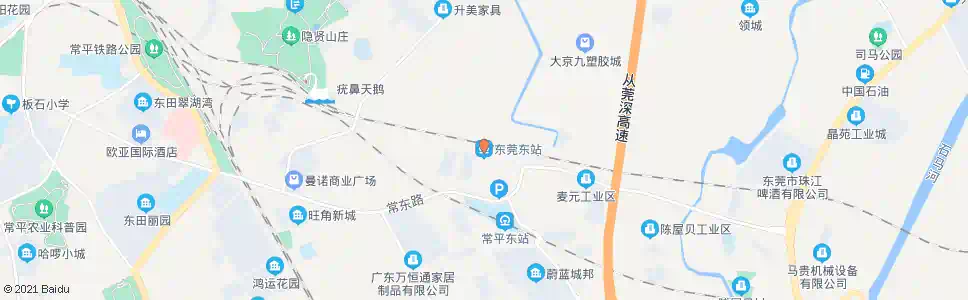 东莞博厦桥东_公交站地图_东莞公交_妙搜公交查询2025