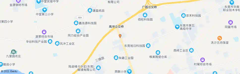 东莞三联村_公交站地图_东莞公交_妙搜公交查询2025