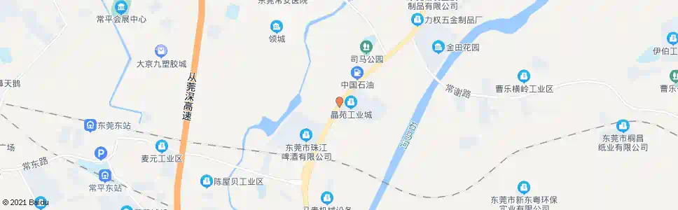 东莞晶苑工业城_公交站地图_东莞公交_妙搜公交查询2025