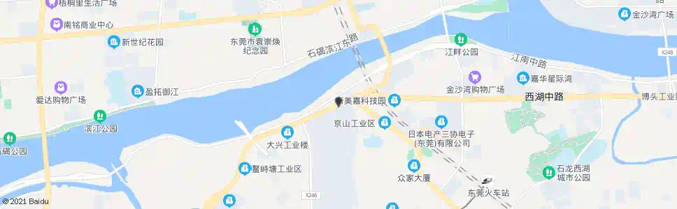 东莞茶山路口(茶兴北路)_公交站地图_东莞公交_妙搜公交查询2025