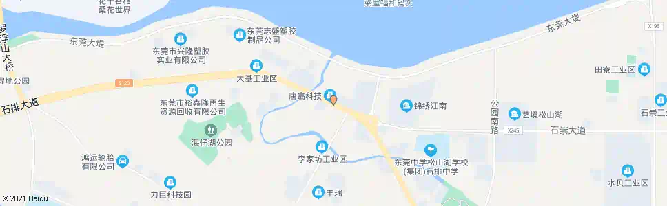 东莞石排国际公馆_公交站地图_东莞公交_妙搜公交查询2025