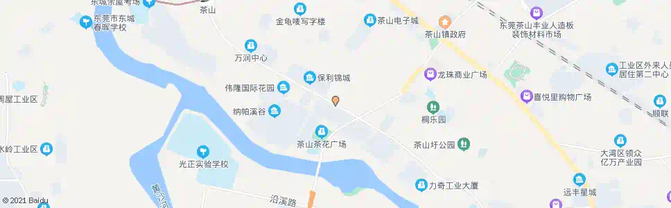 东莞茶山文化广场_公交站地图_东莞公交_妙搜公交查询2025
