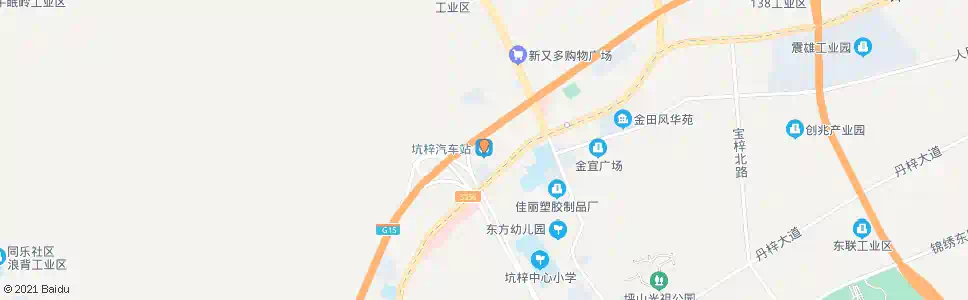 东莞坑梓汽车站_公交站地图_东莞公交_妙搜公交查询2025