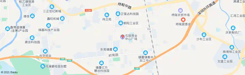 东莞大新商业广场_公交站地图_东莞公交_妙搜公交查询2025