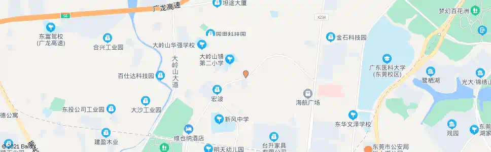 东莞金桔村委会_公交站地图_东莞公交_妙搜公交查询2025