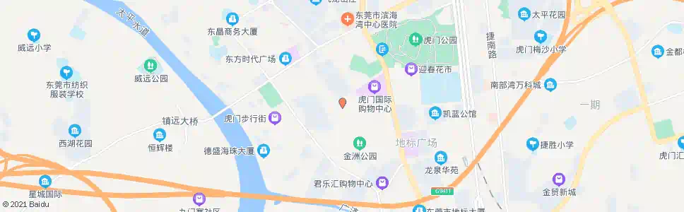 东莞金洲北坊市场_公交站地图_东莞公交_妙搜公交查询2025