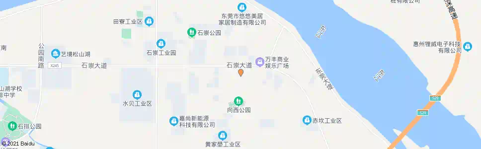 东莞向西村_公交站地图_东莞公交_妙搜公交查询2025