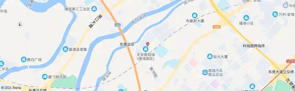 东莞天安一路_公交站地图_东莞公交_妙搜公交查询2025