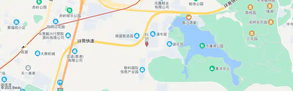 东莞御花园西_公交站地图_东莞公交_妙搜公交查询2025