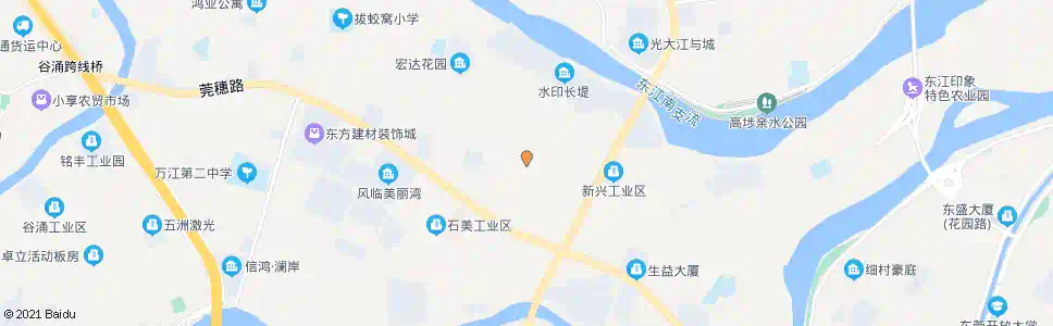 东莞石美市场_公交站地图_东莞公交_妙搜公交查询2025