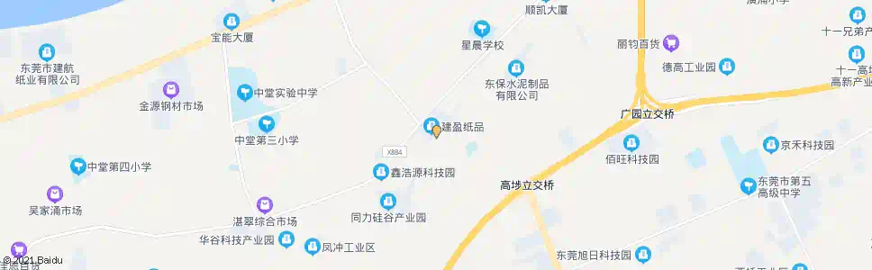 东莞康成厂_公交站地图_东莞公交_妙搜公交查询2025