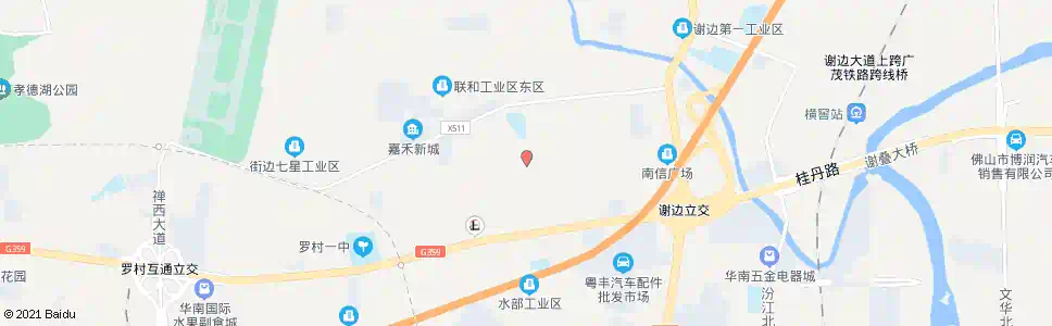 佛山田邓村_公交站地图_佛山公交_妙搜公交查询2025