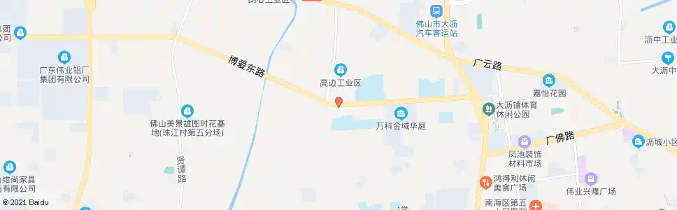 佛山璜溪_公交站地图_佛山公交_妙搜公交查询2025