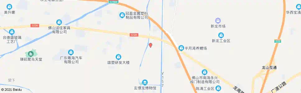 佛山梅北路口_公交站地图_佛山公交_妙搜公交查询2025
