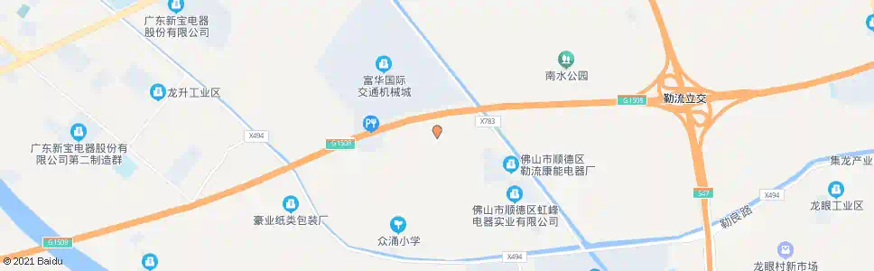 佛山良北球场_公交站地图_佛山公交_妙搜公交查询2025