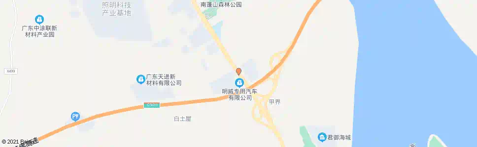 佛山广明高速(白土屋)_公交站地图_佛山公交_妙搜公交查询2025