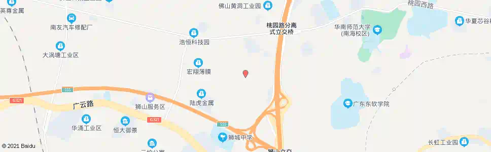 佛山朗下上村_公交站地图_佛山公交_妙搜公交查询2025
