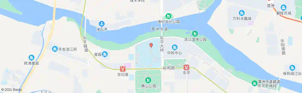 佛山北海公园(伦教糕作坊)_公交站地图_佛山公交_妙搜公交查询2025