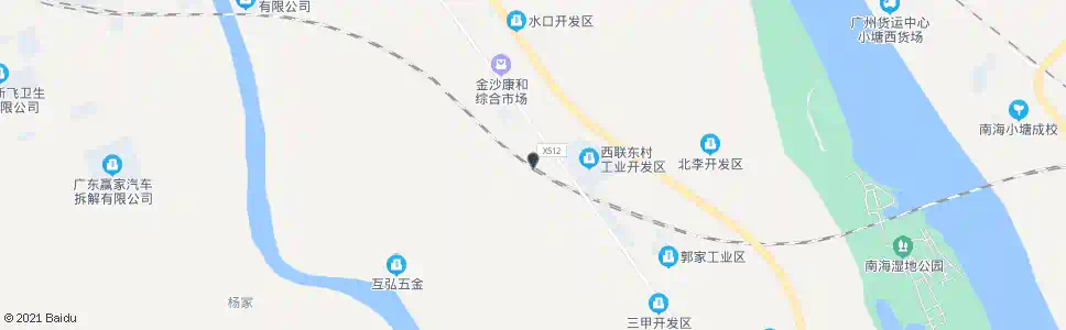 佛山大杏村村中公园_公交站地图_佛山公交_妙搜公交查询2025