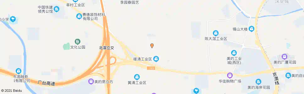 佛山槎涌工业大道_公交站地图_佛山公交_妙搜公交查询2025